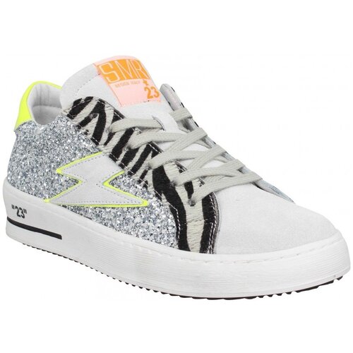 Semerdjian Modne superge Catri Glitter Velours Femme Argent Zebre Večbarvna Slike