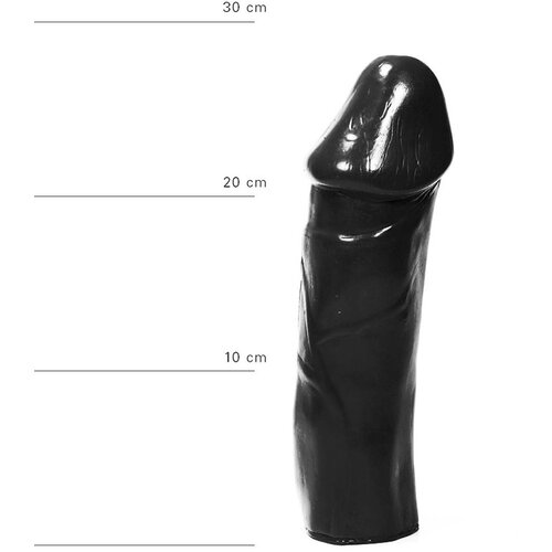 All Black Dildo 28 cm Slike