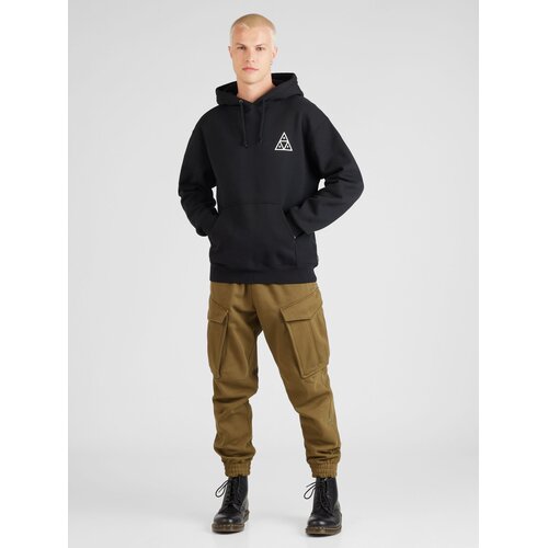 Huf Sweater majica crna / bijela Slike