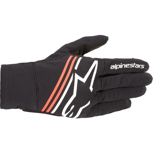 Alpinestars Reef Gloves Black/White/Red Fluo L Rukavice