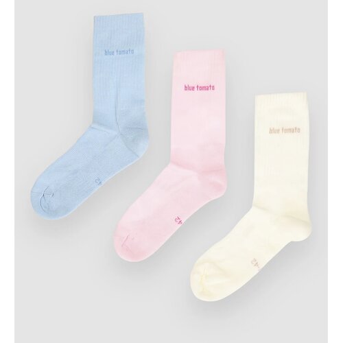 Blue Tomato Street 3 Pack Nogavice blue / pink / winter white Slike