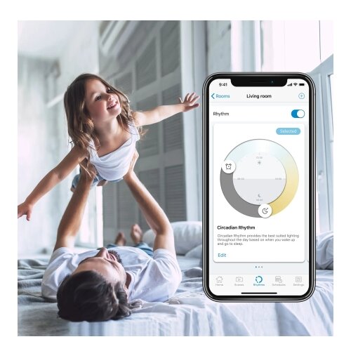  Set od 2 prigu&amp;scaron;ive LED RGBW sijalice A60 E27/9W/230V 2200-6500K Wi-Fi + daljinski upravljač - WiZ Slike