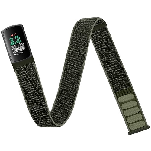 INF nadomestni trak iz najlona za fitbit charge 5/6 v voja&scaron;ko zeleni barvi green, (5000079183) Cene