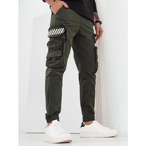 DStreet Men's Green Cargo Pants Cene