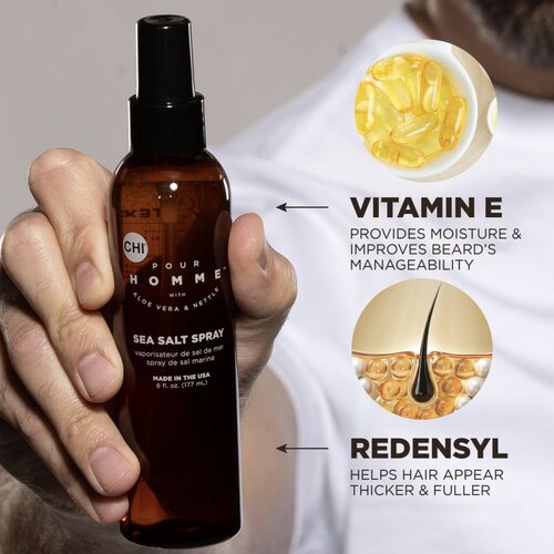 CHI Pour Homme Sea Salt Spray slani sprej za mu&amp;scaron;karce 177 ml Slike