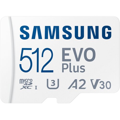 Samsung CARD 512GB EVO PLUS microSDXC UHS-I U3 inkl. SD Adapter&amp;quot; Slike