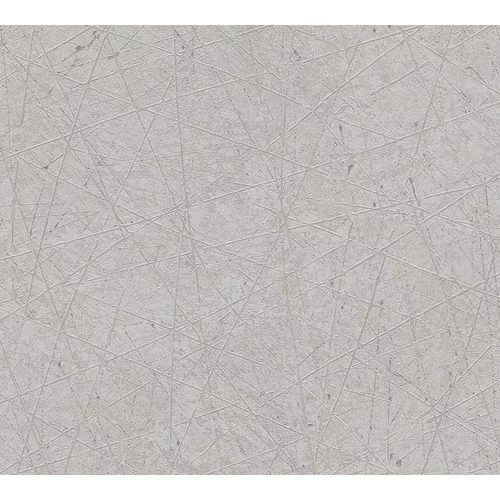 A.S. CREATION TAPETEN Tapeta iz netkane tekstilije AS CREATION Travel Styles (siva, vzorec črt, 10,05 x 0,53 m)