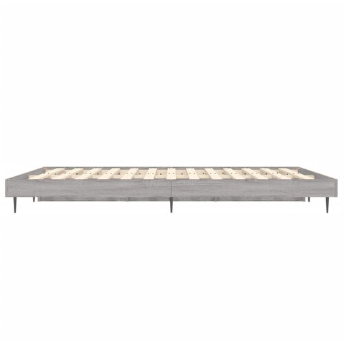  Okvir za krevet boja hrasta 120x190 cm od konstruiranog drva Slike