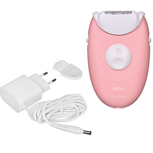 Braun Silk-&eacute;pil 3 SES 3-176 Epilator, White and Pink Cijene
