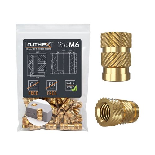 Umetak s navojem M6 (25 komada) Cijene