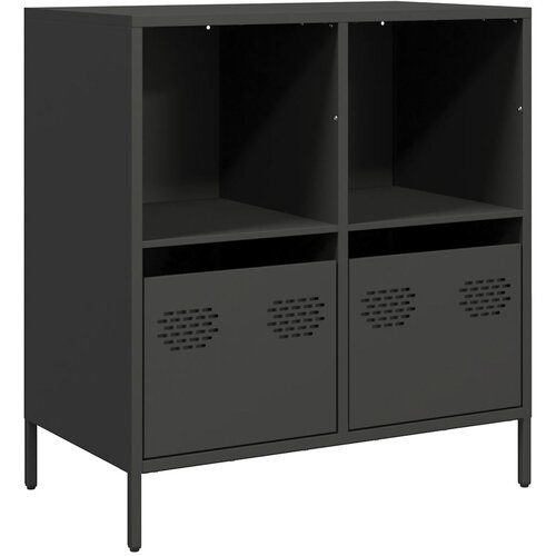 Maison Chic Komoda - Predalnik črna 68x39x73,5 cm hladno valjano jeklo, (21718432) Slike