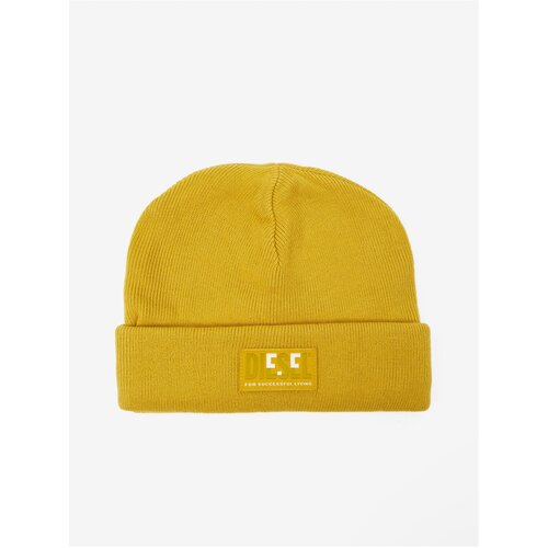 Diesel Yellow Women&amp;#039;s Ribbed Winter Cap - Women Slike