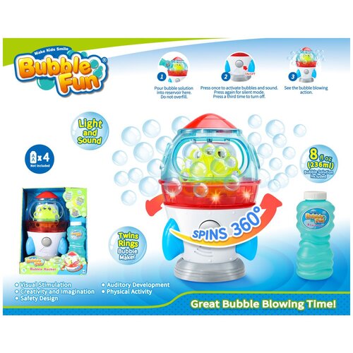 Bubble Fun Milni mehurčki raketa, 236 ml Cene