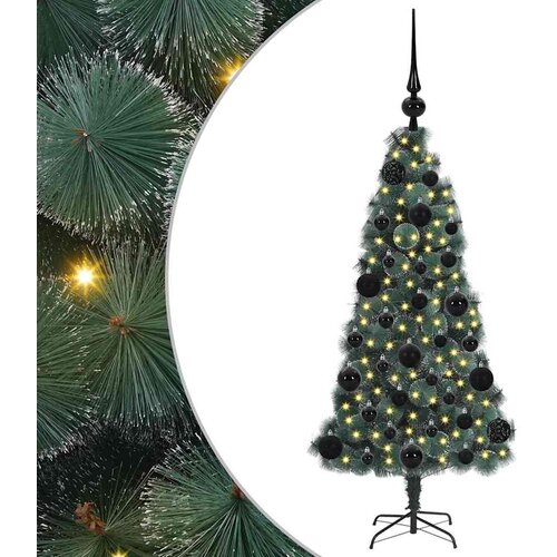  Umjetno božićno drvce Zelena 120 cm PVC, plastika i čelik Slike