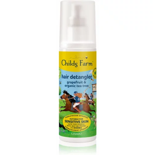 Childs Farm Hair Detangler sprej za jednostavno raščešljavanje kose za djecu Grapefruit & Organic Tea Tree 125 ml