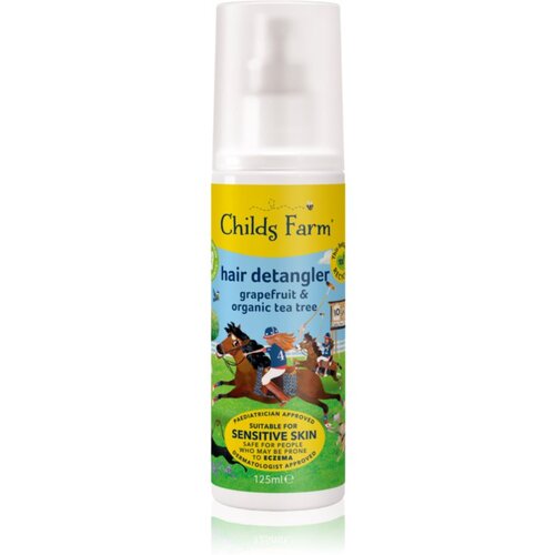 Childs Farm Hair Detangler sprej za jednostavno ra&amp;scaron;če&amp;scaron;ljavanje kose za djecu Grapefruit &amp;amp; Organic Tea Tree 125 ml Slike