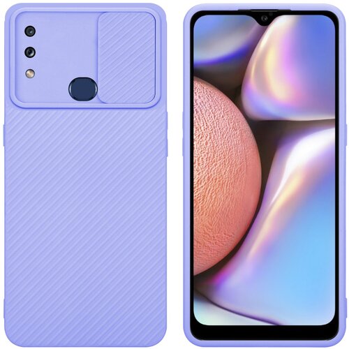 Cadorabo Ohi&amp;scaron;je, združljiv s Samsungom v Bonbon Purple - Za&amp;scaron;čitni pokrov, narejen iz fleksibilnega silikona TPU in z za&amp;scaron;čito pred kamero, (20593184) Slike