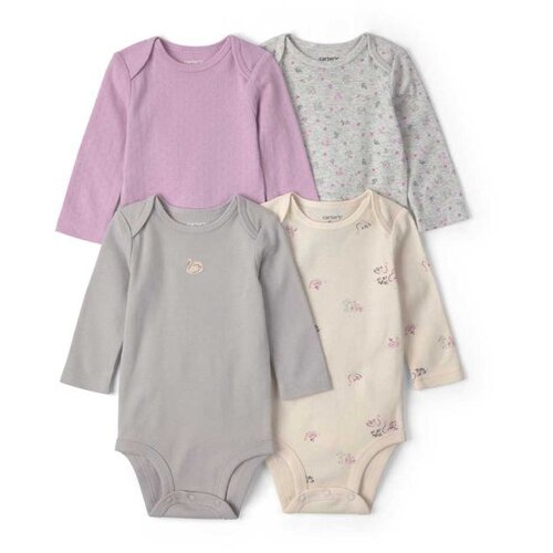 Carter&amp;#039;s bodi za bebe devojčice - set od 4 kom. Slike
