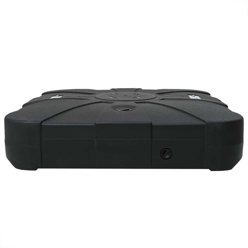 VidaXL Podloga za suncobran Crna Plastika 88 x 88 x 19 cm Rotirajuća Slike