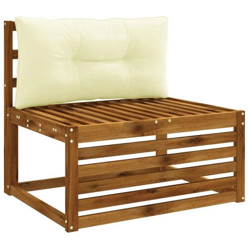  Jastučić za leđa PUTTEN 100% poliester Krem 70 x 40 x 10 cm - Krem 70 x 40 x 10 cm Poliester Slike