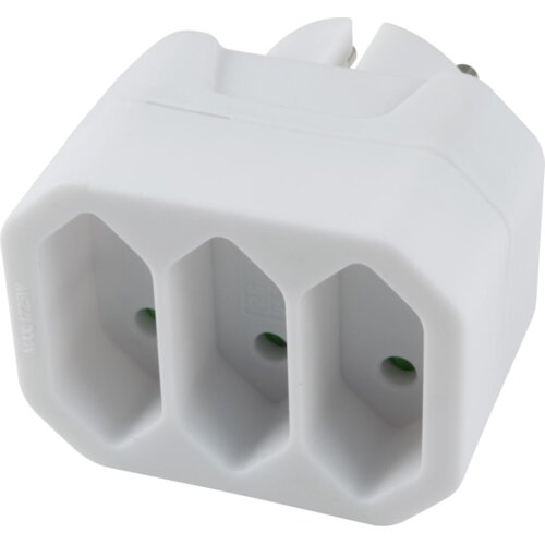 Home Razdelilnik električne energije, 3 x Euro vtičnice - NV 23/WH Slike