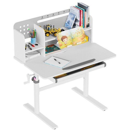 Podesivi dječji stol Study 5.0 sivi 90 cm Cijene