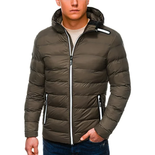 Ombre clothing men's winter quilted jacket C451