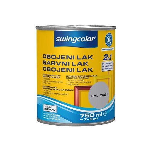 SWINGCOLOR lak u boji 2u1 (boja: srebrnosive boje, 750 ml) Cijene