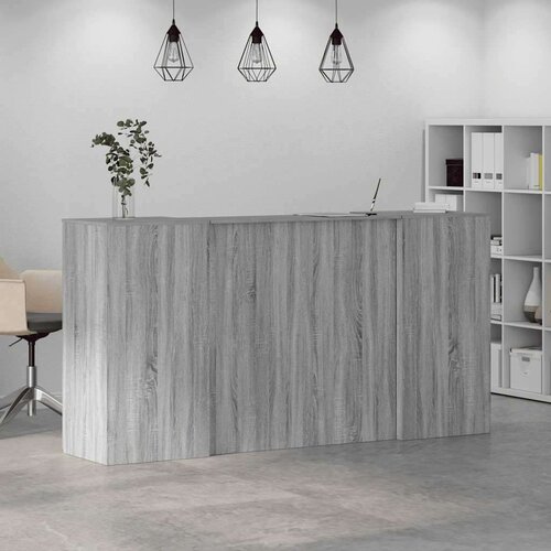 Recepcijski stol 200x50x103 5 cm od konstruiranog drva Slike