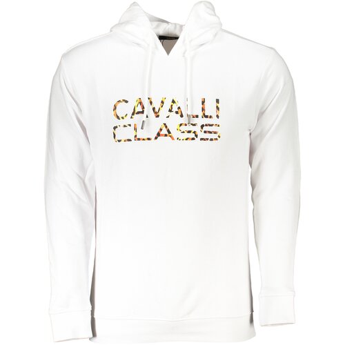 Cavalli Class MEN&#39;S WHITE ZIPLESS SWEATSHIRT Cijene