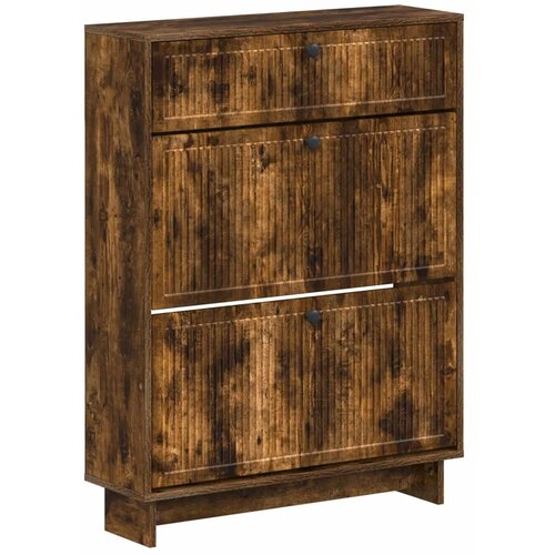  Ormar za cipele EDE 78 x 24 x 103 cm Konstruirano drvo - Dimljeni hrast Slike