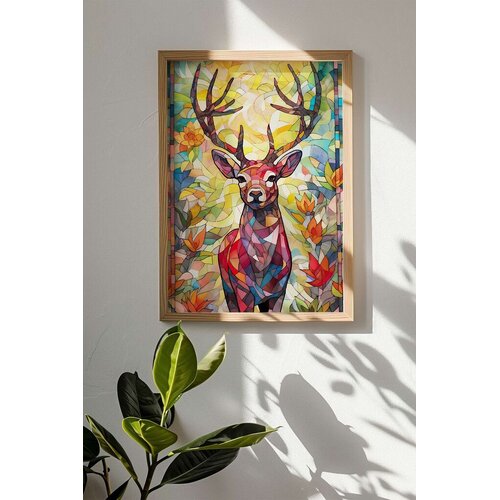 Wallity Uokvirena slika Mscartmdl31, 33x48 cm Cene