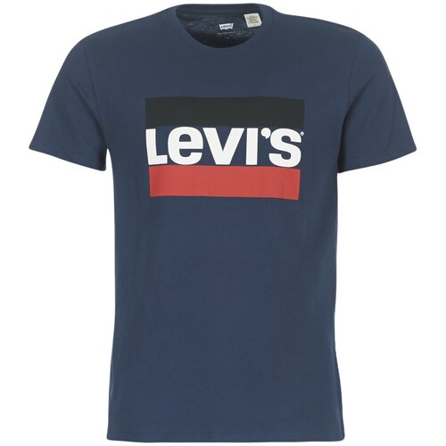 Levi's Majice s kratkimi rokavi GRAPHIC SPORTSWEAR LOGO Modra Cene