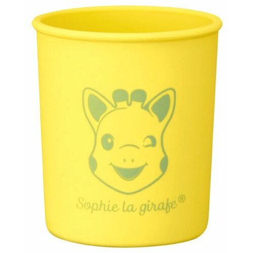 Sophie La Girafe silikonska čaša žuto Slike