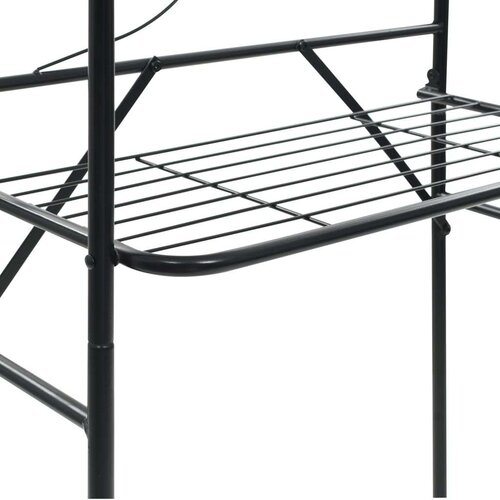 VidaXL Stalak za kupaonicu crni 60 x 33 x 174 cm Slike