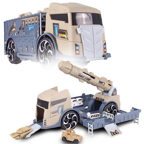 Vojni kamion s raketom bež Slike