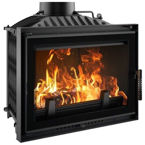 Kratki Ugradni kamin Wiktor, Liveni, fi 200, 14kw, Crni Cene