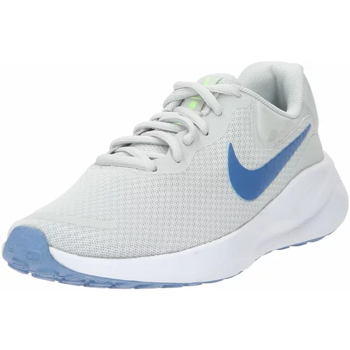 Nike Tenisice za trčanje 'Revolution 7' nebesko plava / siva / svijetlozelena