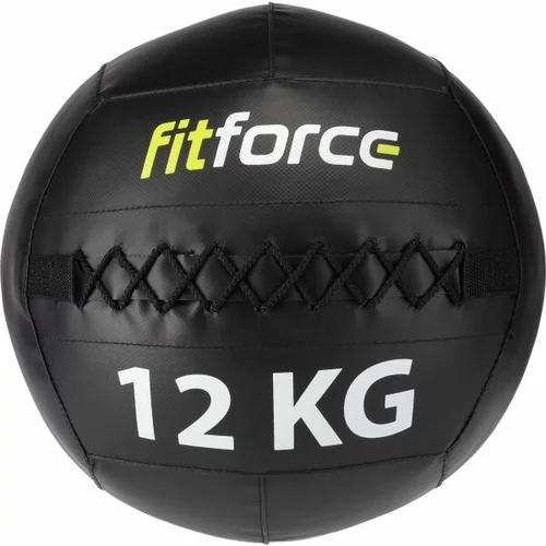 Fitforce WALL BALL 12 KG Medicinka, crna, veličina