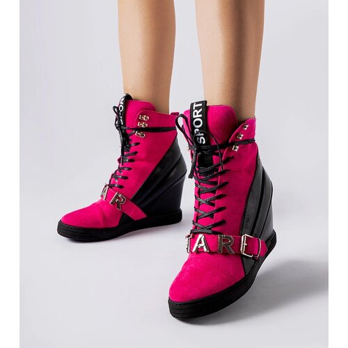 Gemre Pink and black wedge sneakers Pugliesi Cene