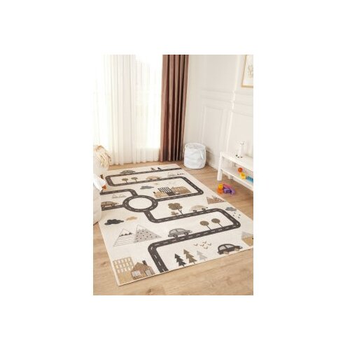 Conceptum Hypnose Tepih (80 x 300) Bohem Kids Road Cream Grey Cene