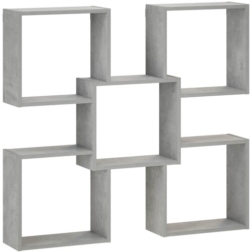  Polica na zidu Betonska siva 99,5 x 17 x 91 cm Cijene