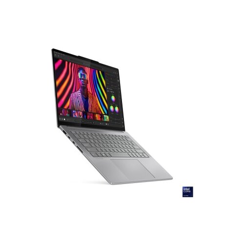 Lenovo Yoga Pro 7 Aura Edition prenosnik z Intel Core Ultra 7 255H, 14,5-palčnim 3K OLED zaslonom na dotik (120 Hz), 32 GB RAM, 1 TB SSD, integrirano grafiko (UMA), Windows 11 Home, Luna Grey, 2 leti garancije Slike