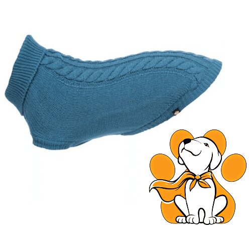 Trixie Kenton S 36cm, Džemper Za Pse Sa Za&scaron;titom Grudi i Stomaka, Plavi Cene