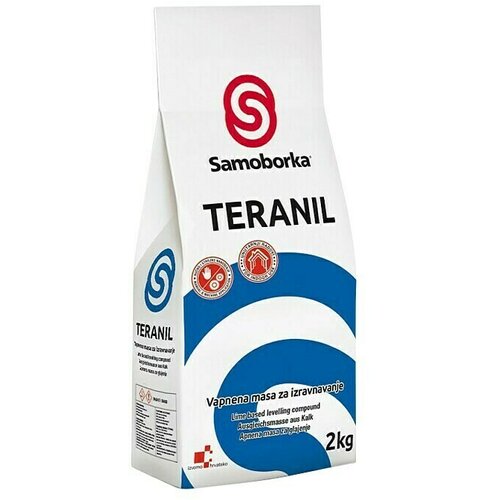 Samoborka Masa za fino zaglađivanje povr&amp;scaron;ina Teranil (2 kg, Bijele boje) Slike