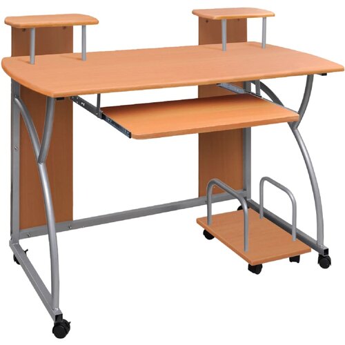 vidaXL Stol za računalo smeđi 110 x 52 x 88 5 cm od konstruiranog drva Cijene