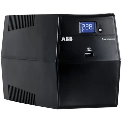 Abbyy UPS ABB PowerValue 11LI Up 1500VA 900WSimulated Sine Wave6 x IEC 320 C13 USB i RS232 Cene