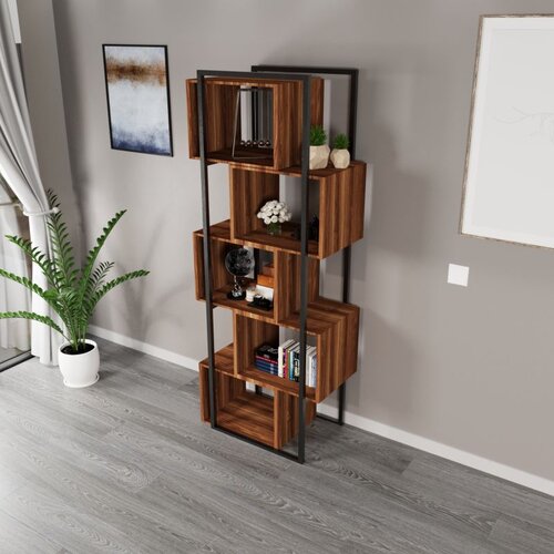 Hanah home dekoratif 5 L809 walnut multi purpose shelf Cene