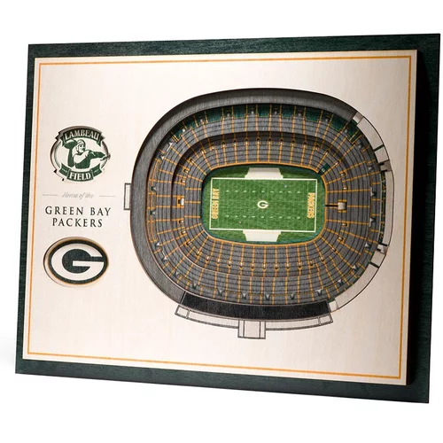 Drugo Green Bay Packers 3D Stadium View slika