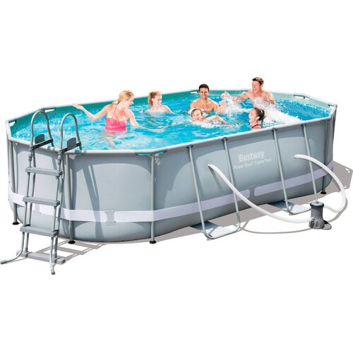 Bestway bazen FP Power Steel set, 488 x 305 x 107 cm, 4821 Slike